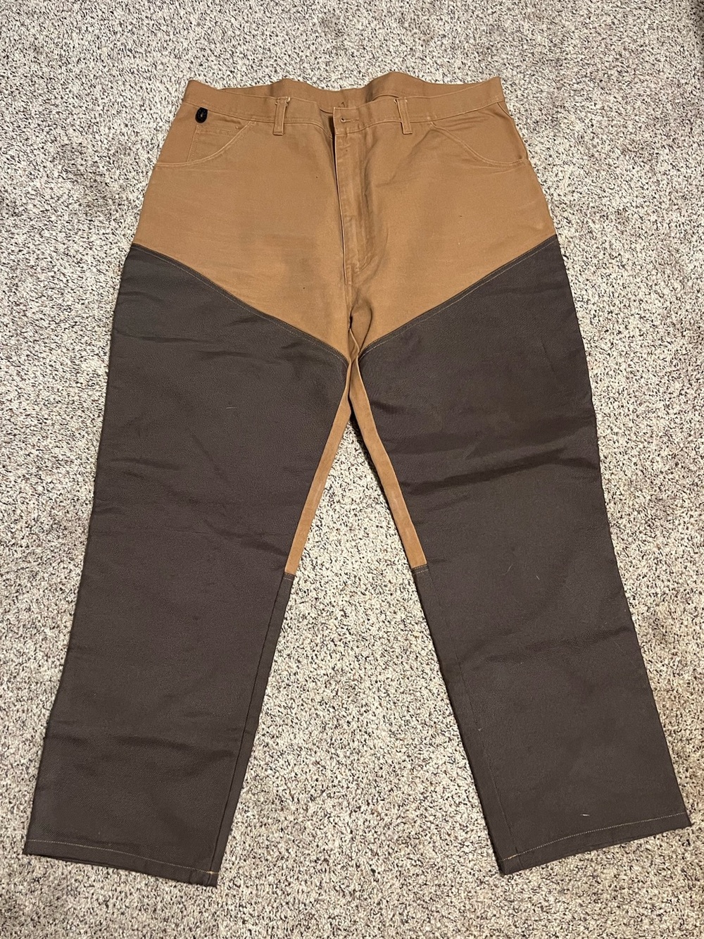 Wolf Mountain Brushbuster Hunting Pants Men's 40x30 Brown Canvas